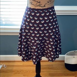 Loft flowered skirt, Sz 8